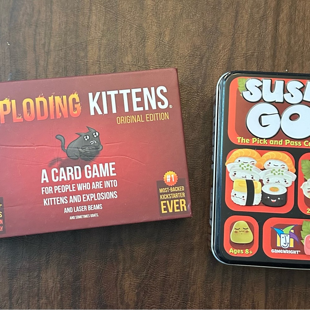 Card Game Bundle Exploding Kittens, Sushi Go!